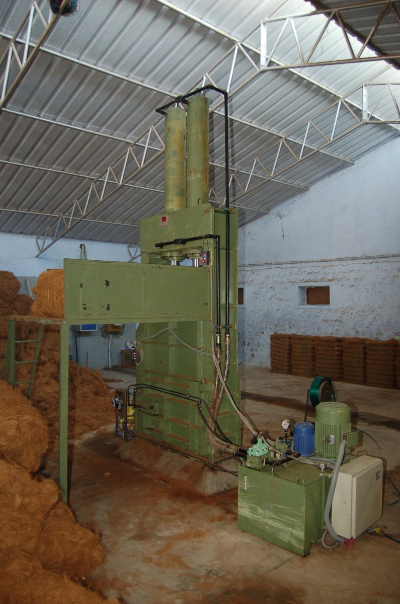 Coir Fiber Hydualic Bailing Press
